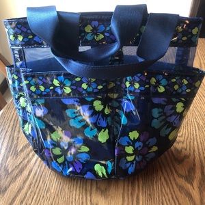 Vera Bradley Indigo Pop Blue Floral Shower Caddy!